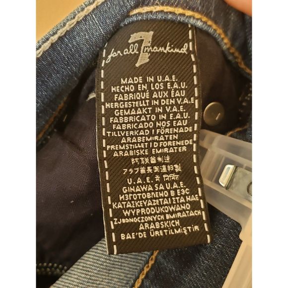 Women's, 7 For All Mankind Jeans, W28/L26, Bootcut, Blue - Picture 6 of 7